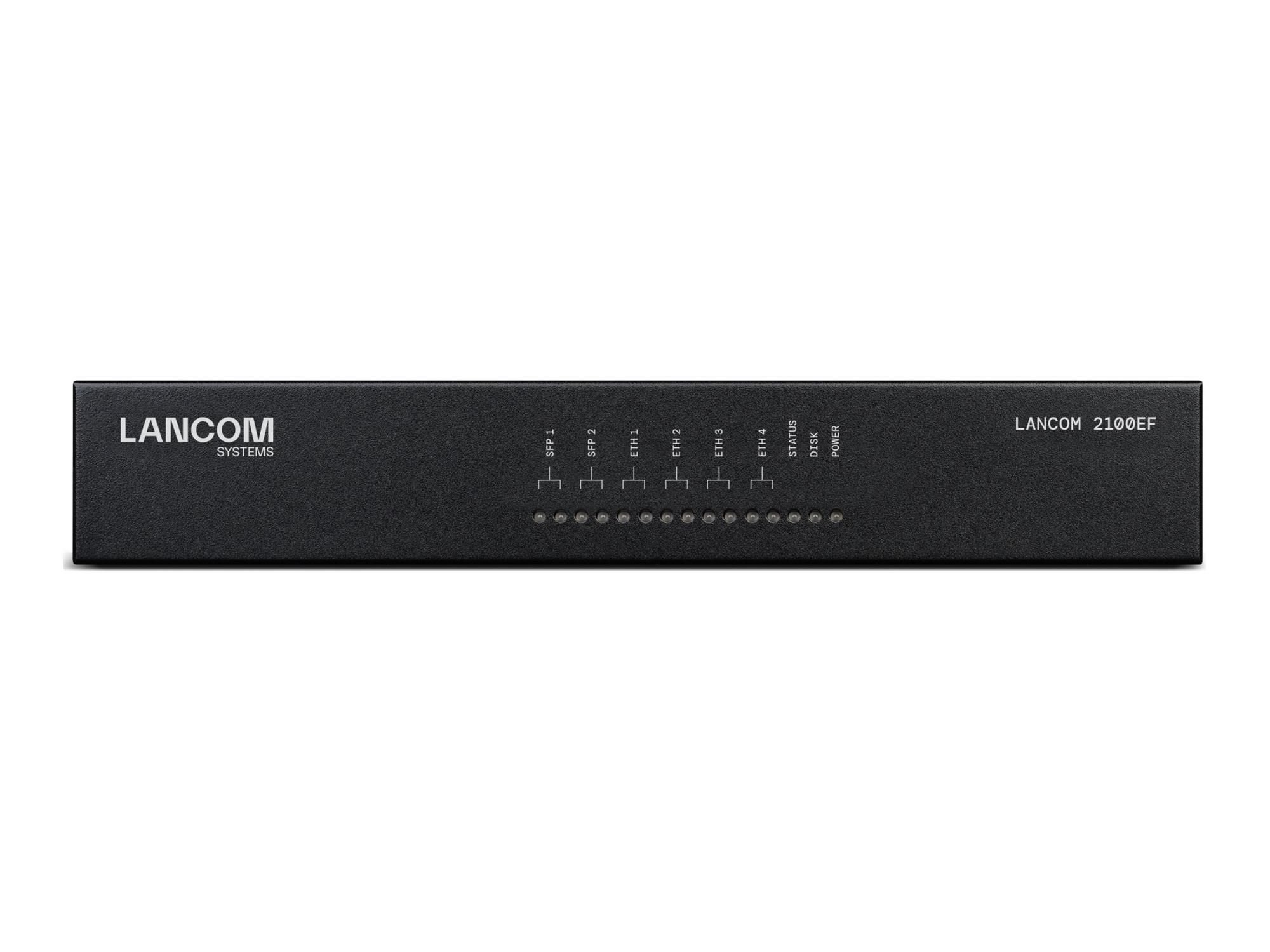 Lancom 2100EF – SD – WAN Gateway – with fiber and ethernet