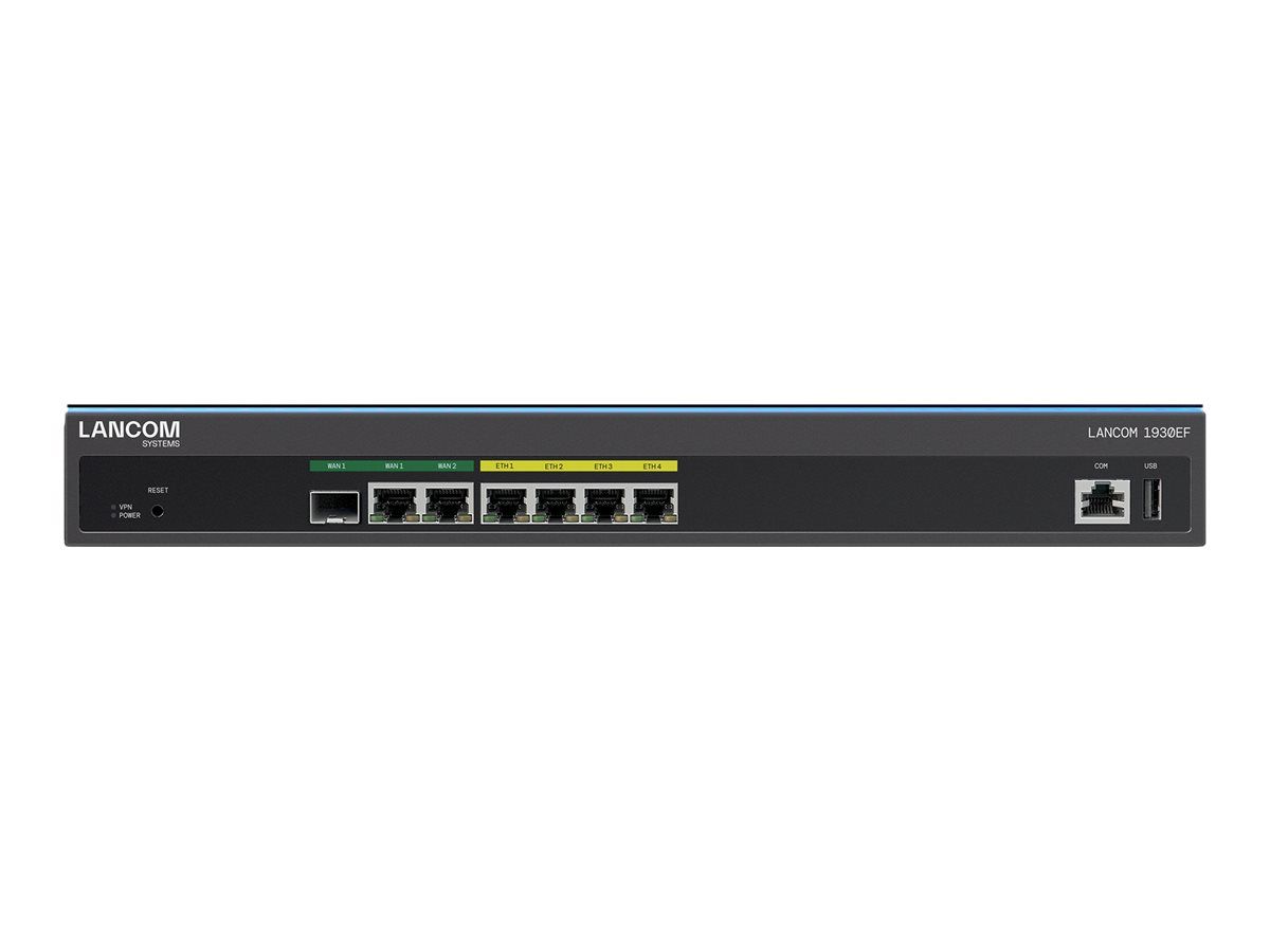Lancom 1930EF Multi – WAN SD – WAN gateway with 1x SFP/TP WAN Ethernet load balancing QoS 64 – Gateway – IPSec