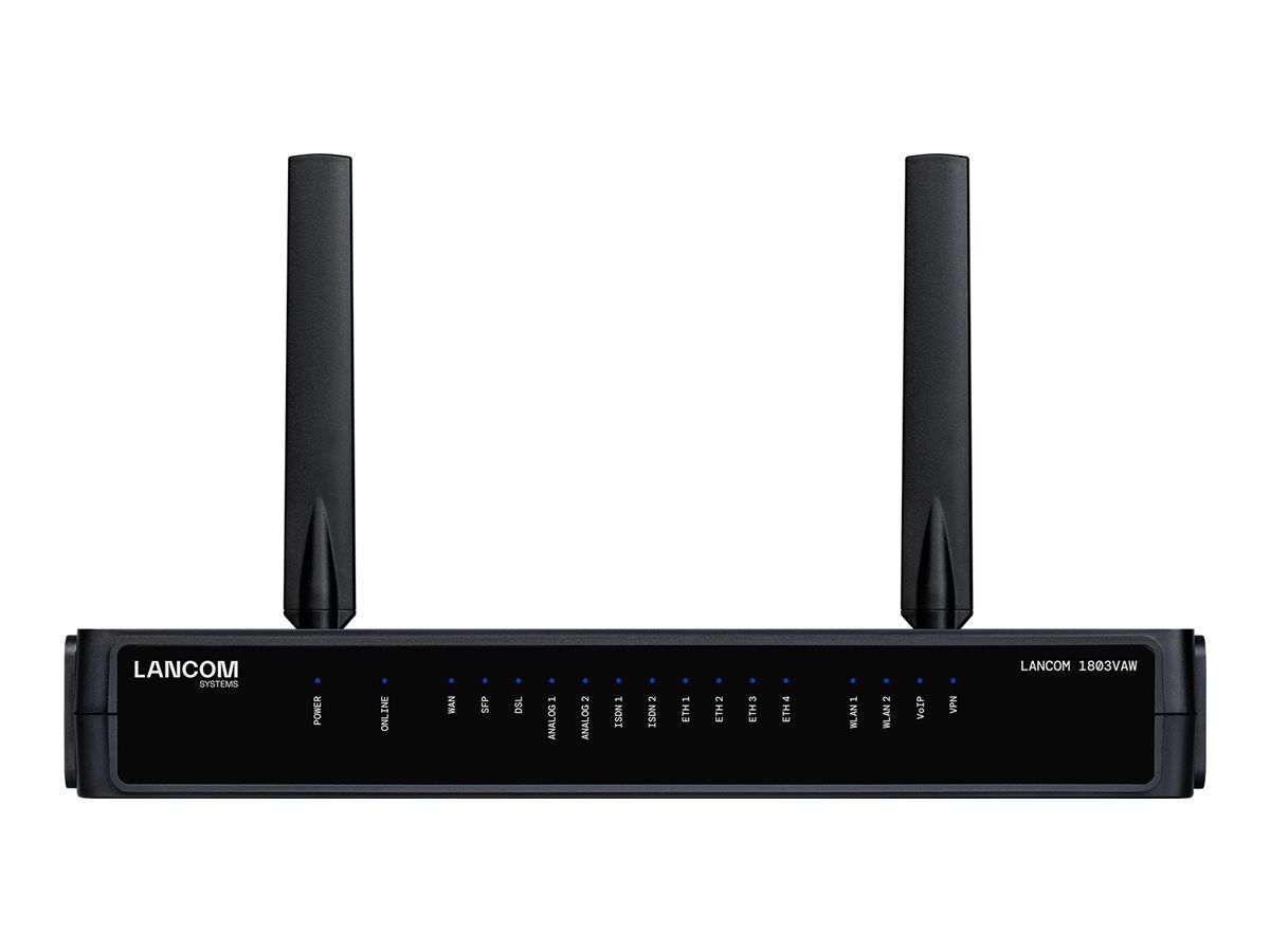 Lancom SD – WAN VoIP Gateway mit VDSL2/ADSL2+ – Modem Annex A/B/J/M 1x SFP/TP WAN – Eth – Gateway – IPSec