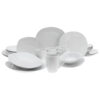 CreaTable Kombiservice Square weiß Porzellan 20 tlg CreaTable Kombiservice Square weiß Porzellan 20 tlg