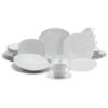 CreaTable Kombiservice Square weiß Porzellan 30 tlg