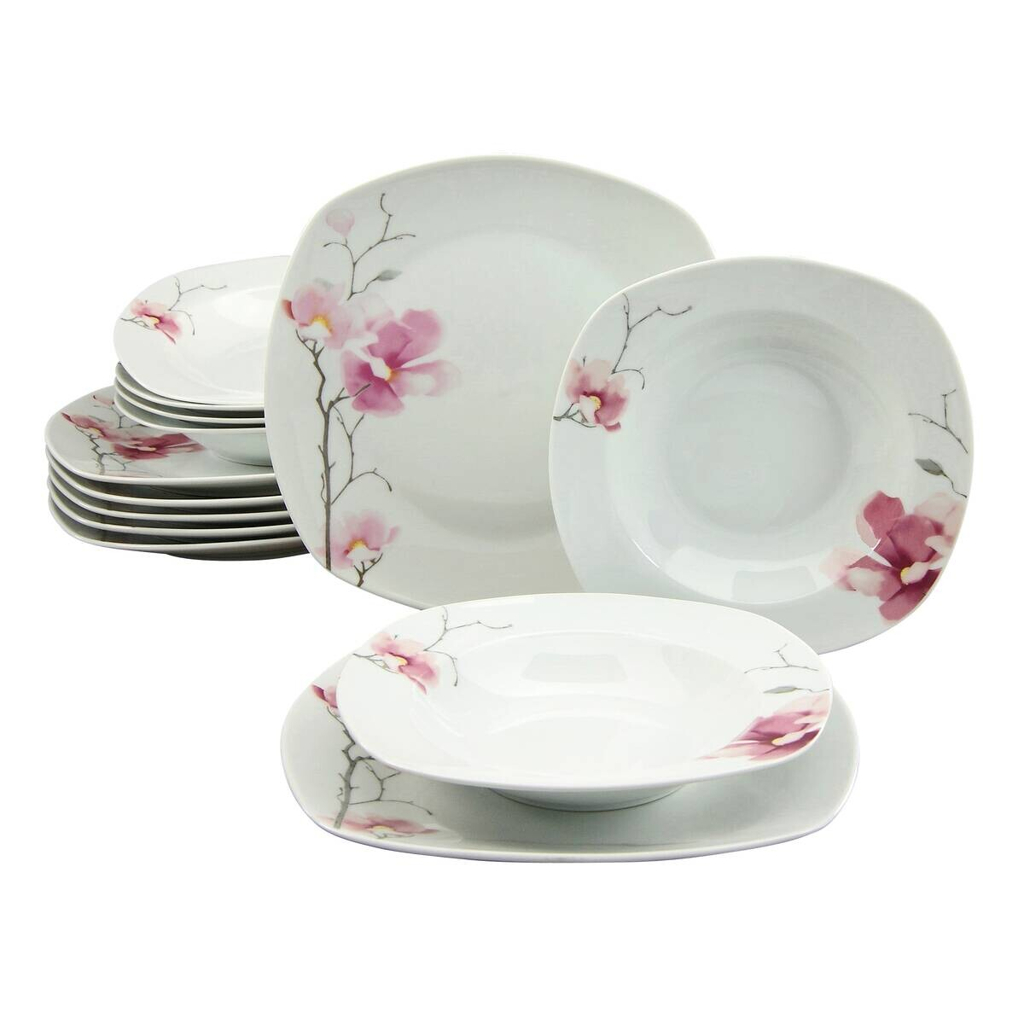 CreaTable Tafelservice Amelie multicolor Porzellan 12 tlg