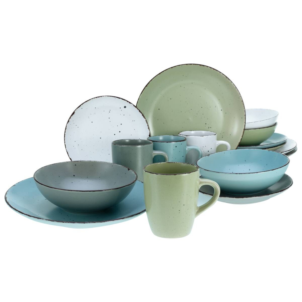 CreaTable Kombiservice Fashion multicolor Keramik 16 tlg