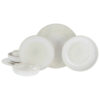 CreaTable Tafelservice Unico Toscania offwhite Steinzeug 8 tlg