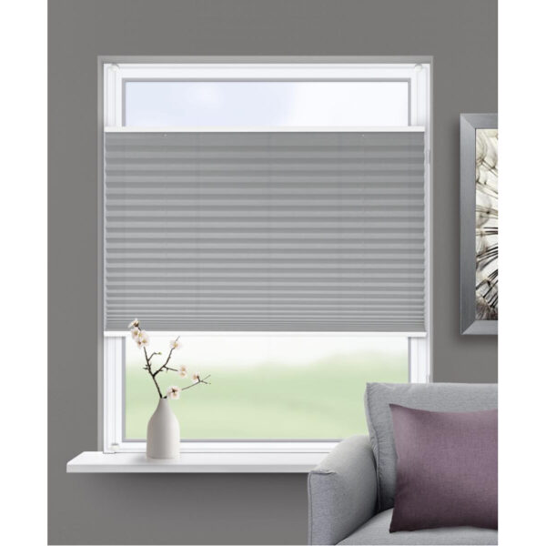 4045973583316 ACUS design collection Thermo Spann-Plissee Verdunklungsqualität anthrazit – verschiedene Größen