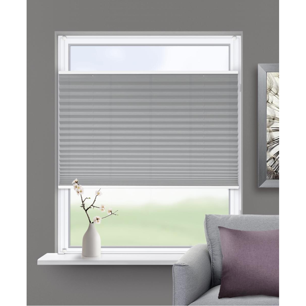 ACUS design collection Thermo Spann-Plissee Verdunklungsqualität anthrazit – verschiedene Größen