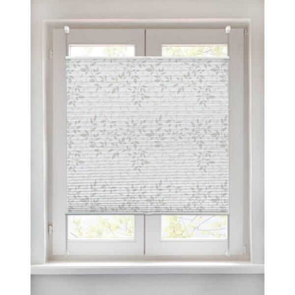 Spannplissee Blätter
taupe B/L: ca. 90x220 cm