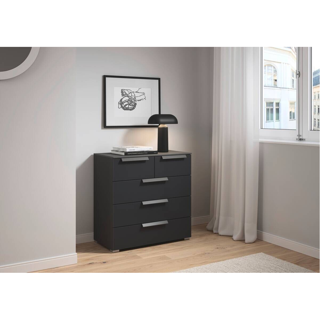 POCO Kommode Aldono Deluxe Graphit B/H/T: ca. 80x81x42 cm
