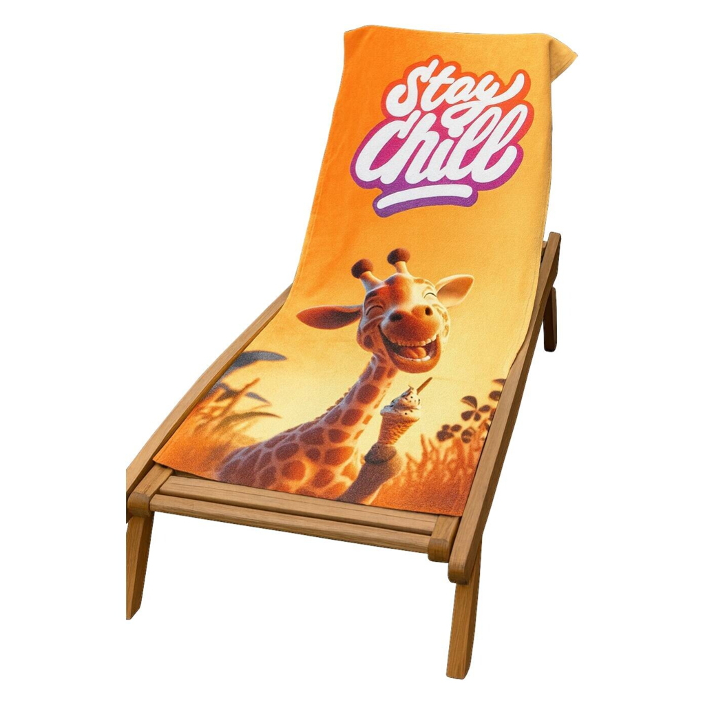 POCO Strandtuch orange Polyester B/L: ca. 75x190 cm