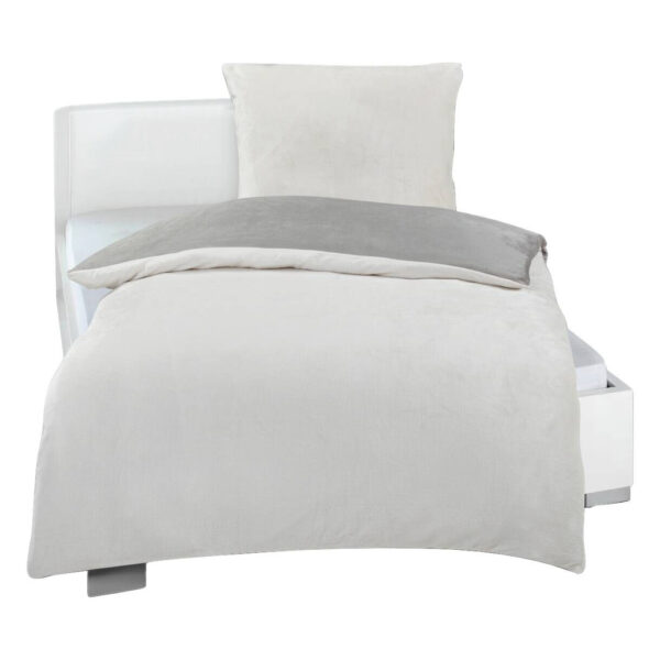 POCO Microfaser Bettwäsche Cashmere touch taupe Polyester B/L: ca. 135x200 cm