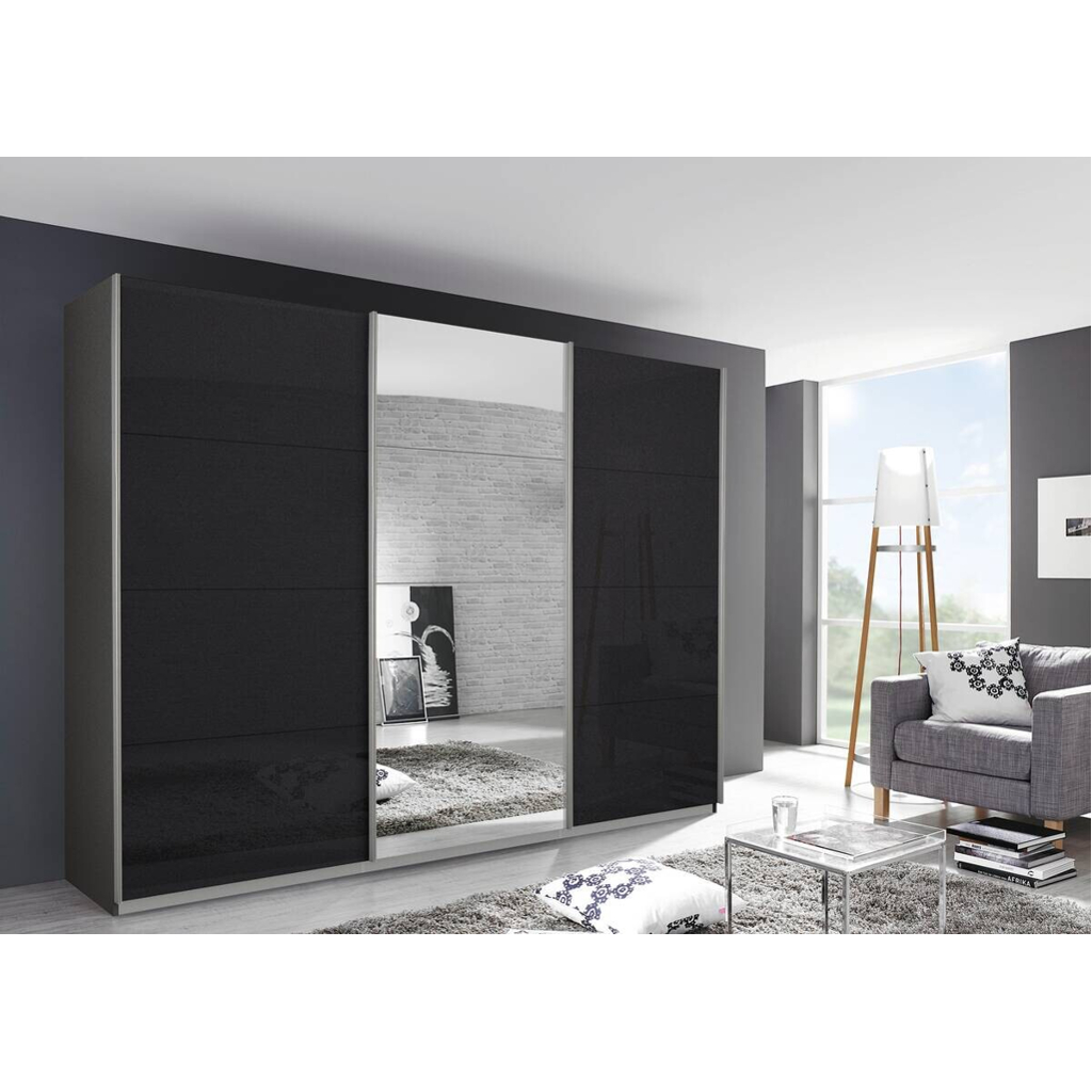 POCO Schwebetürenschrank Kulmbach grau B/H/T: ca. 271x210x62 cm