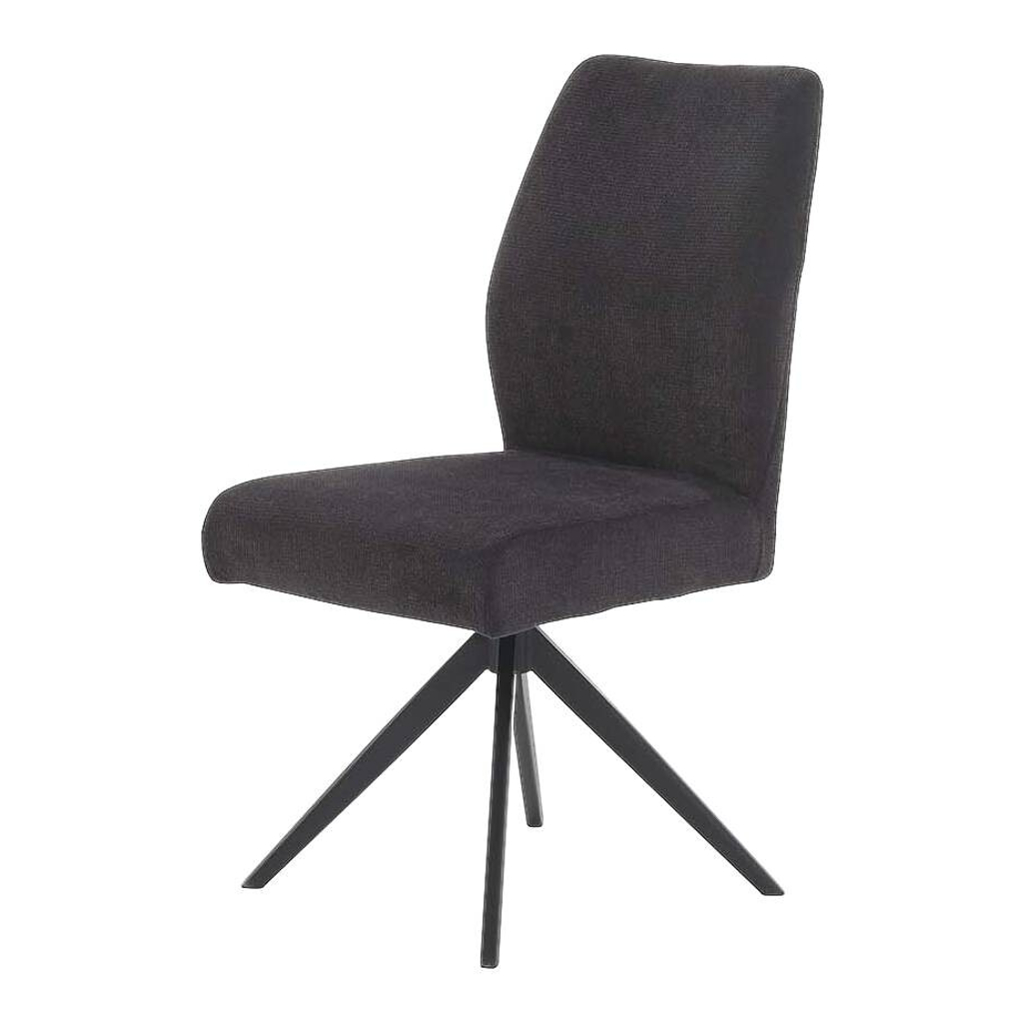 POCO Stuhl anthrazit Webstoff B/H/T: ca. 47x93x66 cm