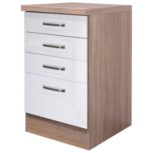 Schubkastenschrank Valero
weiß Hochglanz B/H/T: ca. 50x86x60 cm