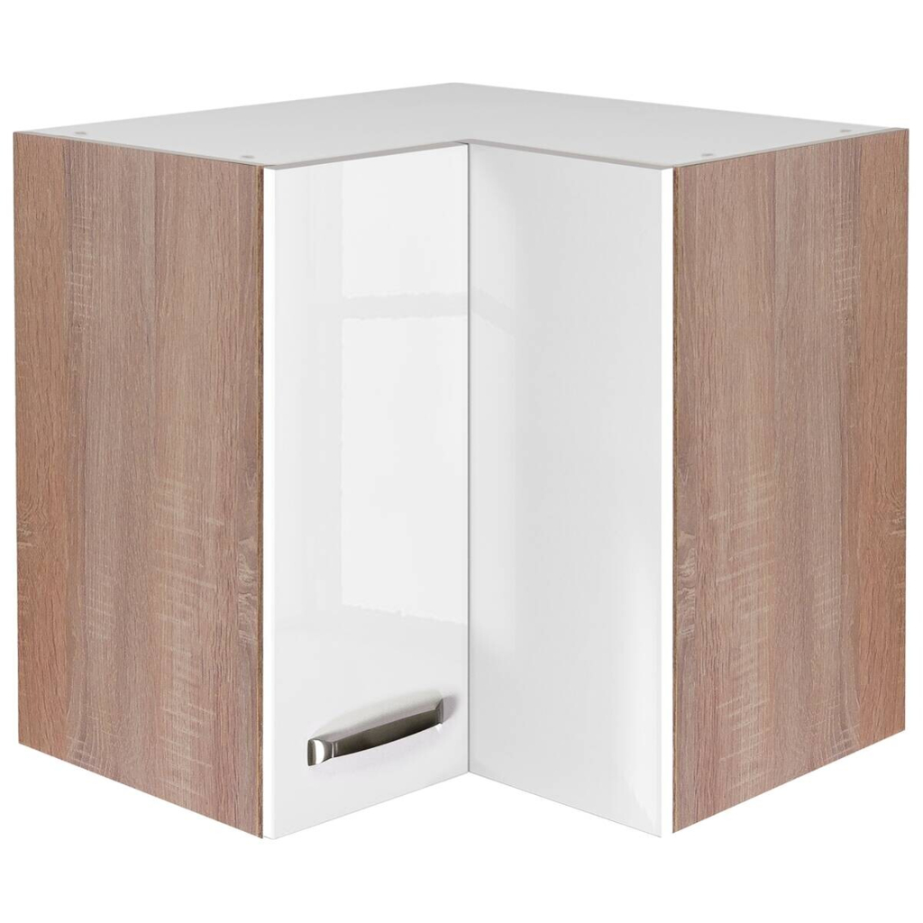 Eckhängeschrank Valero
weiß Hochglanz B/H/T: ca. 60×54,8×32 cm