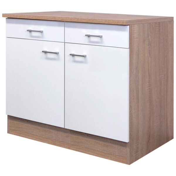 Unterschrank Samoa
weiß Eiche Nachbildung B/H/T: ca. 100x85x60 cm