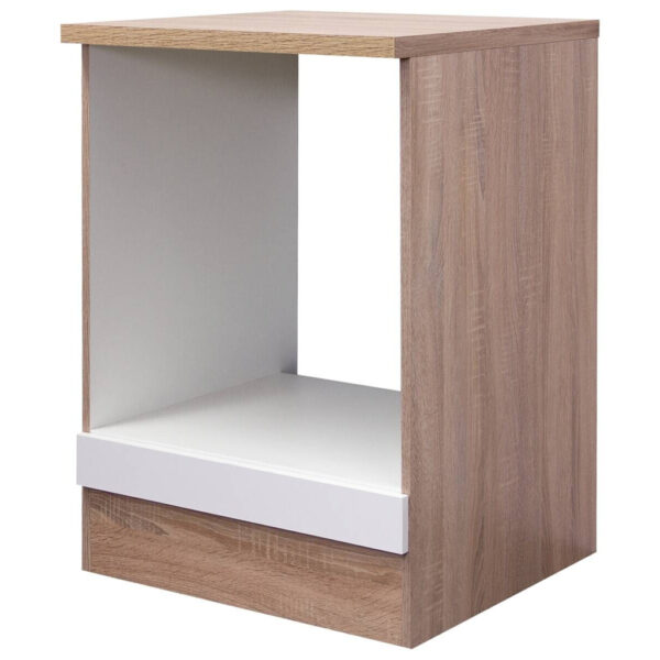 4047584026817-1 Herdumbauschrank Samoa
weiß Eiche Nachbildung B/H/T: ca. 60x85x60 cm