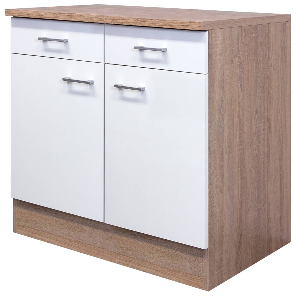 Unterschrank Samoa
weiß Eiche Nachbildung B/H/T: ca. 80x85x60 cm