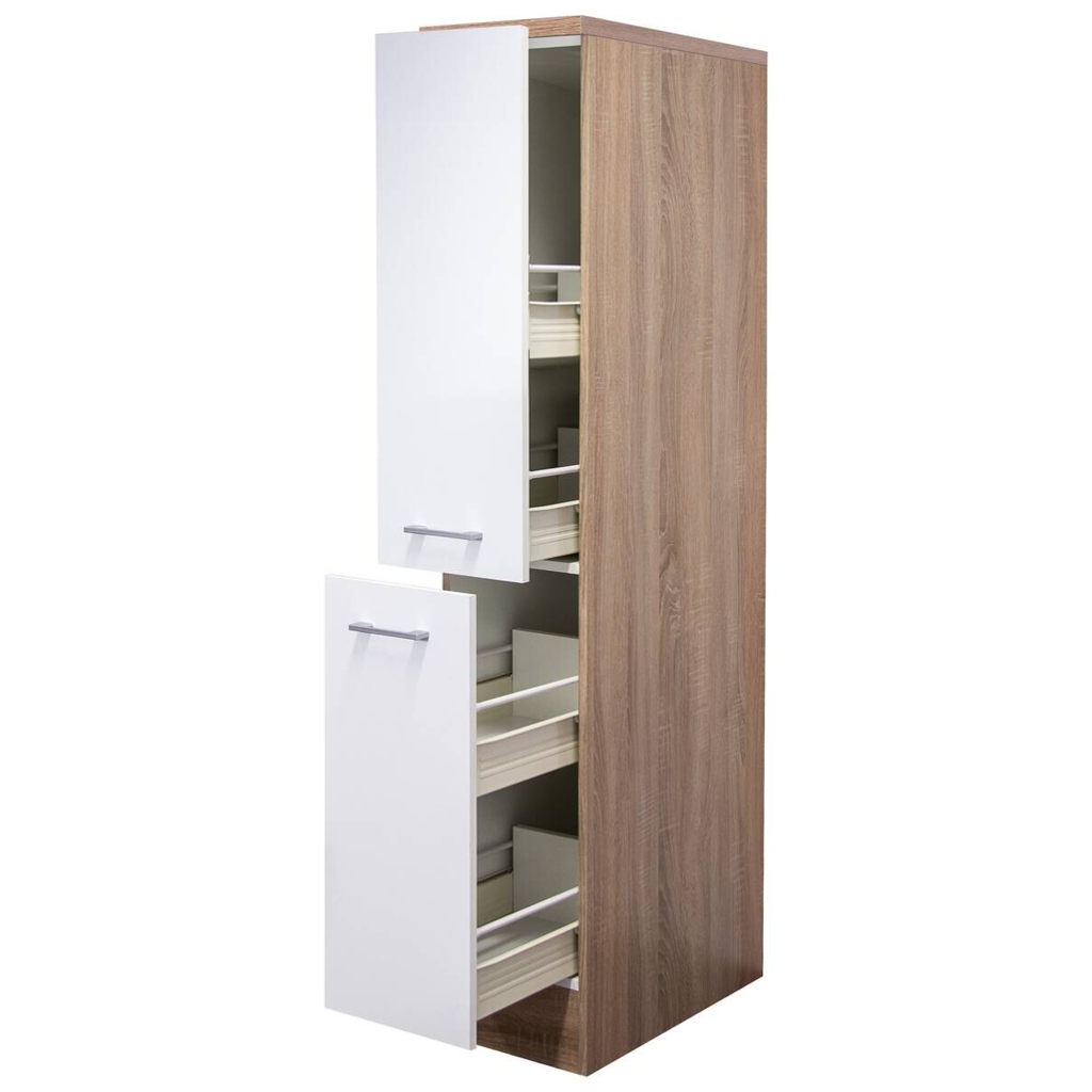Apothekerschrank Samoa
weiß Eiche Nachbildung B/H/T: ca. 30x161x60 cm