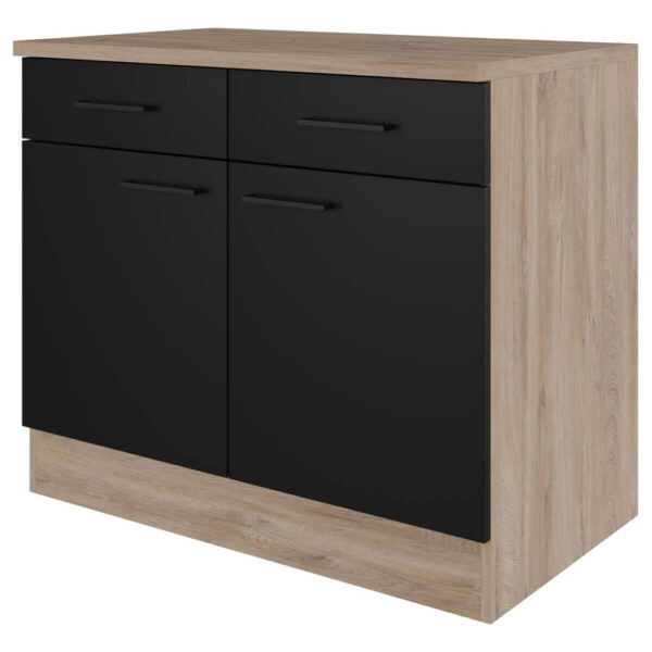 Unterschrank Capri
schwarz matt B/H/T: ca. 100x85x60 cm