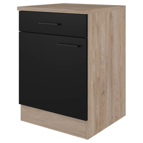 Unterschrank Capri
schwarz matt B/H/T: ca. 60x85x60 cm