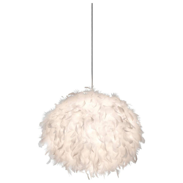 4048194027737 Nowa Pendelleuchte 30120107
weiß Metall Polyester H/D: ca. 150x40 cm E27 1 Brennstellen
