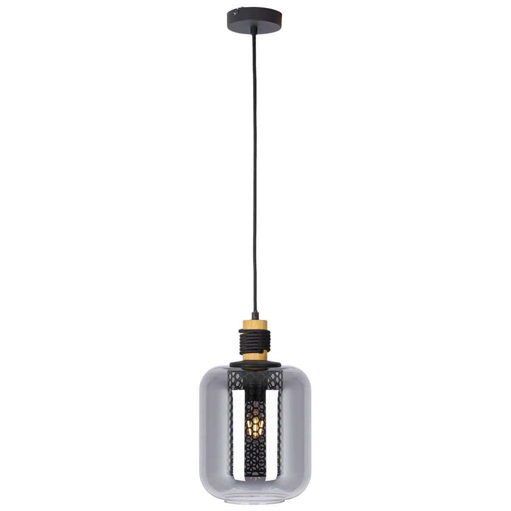 Nowa Pendelleuchte 30990108
schwarz Metall H/D: ca. 150×20 cm E27 1 Brennstellen