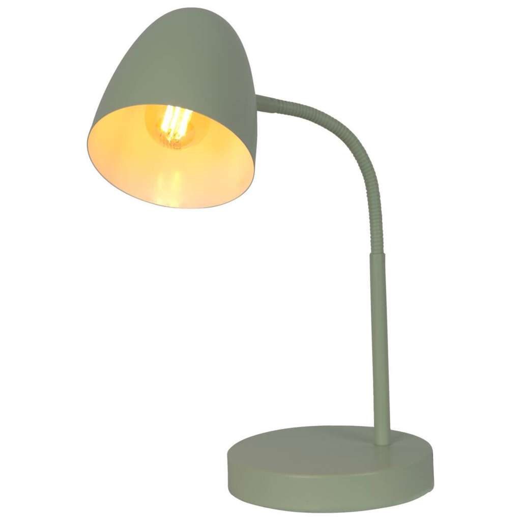 Nowa Tischleuchte 50870114
grün Metall B/H: ca. 20×40 cm E14 1 Brennstellen