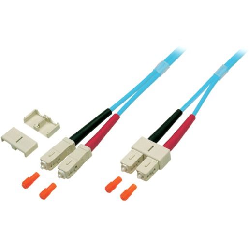 EFB SC/SC 2G50/125 2M OM3 TÜRKIS / LWL – PATCHKABEL LS0H O7413.2