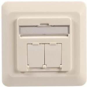 R – TEC DATENDOSE KAT6 2XRJ45 RAL9010 / RTEC – P DD6UP ET – 25211.2V1