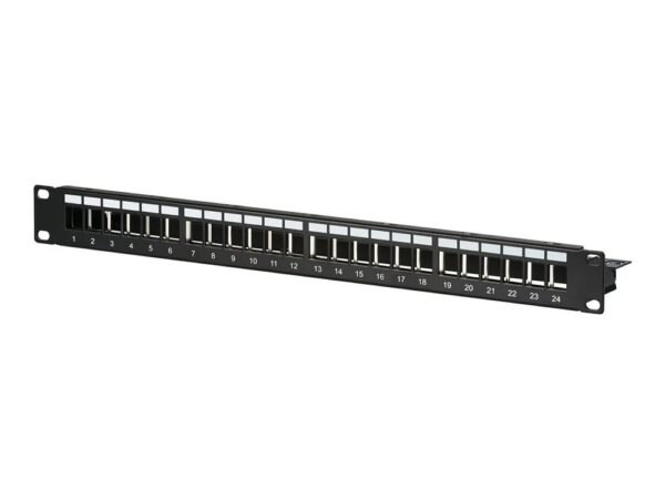 4049759292768-1 M – CAB EFB – Elektronik – Patch Panel – ohne Keystone – Rack montierbar – Schwarz – 1U – 48.3 cm (19")