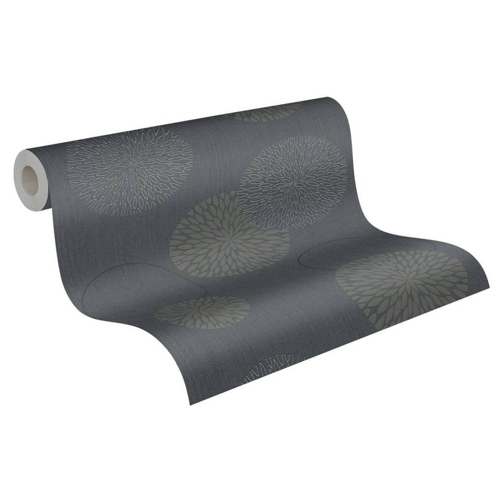 A.S.Creation Vliestapete Black & White
Punkte grau B/L: ca. 53×1005 cm