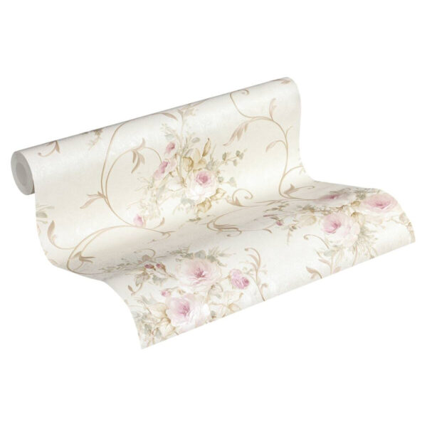 A.S.Creation Vliestapete
grün rosa creme B/H/D: ca. 53x1005x7,4 cm
