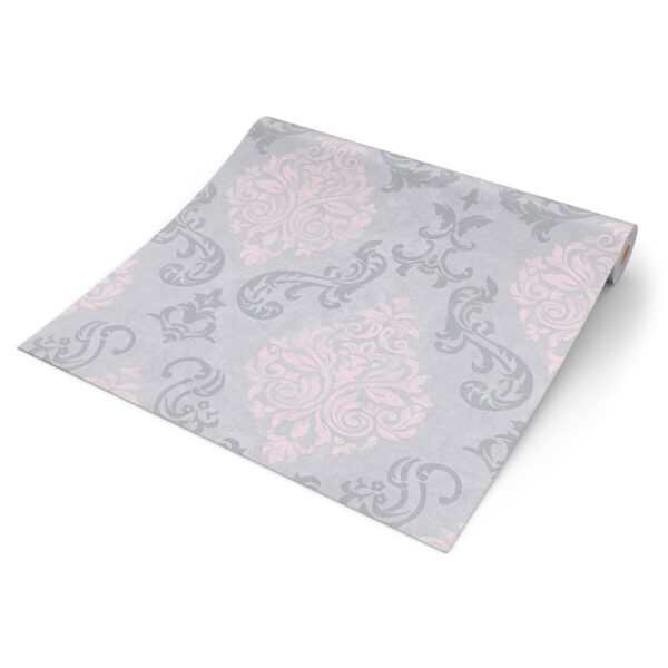 Vliestapete
Ornament grau rosa B/L: ca. 53x1005 cm
