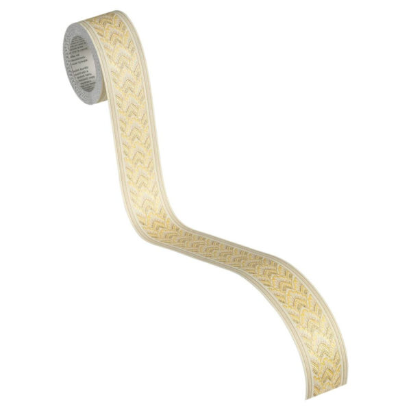 4051315407967 A.S.Creation Bordüre
gold weiß B/H/D: ca. 4x500x7 cm