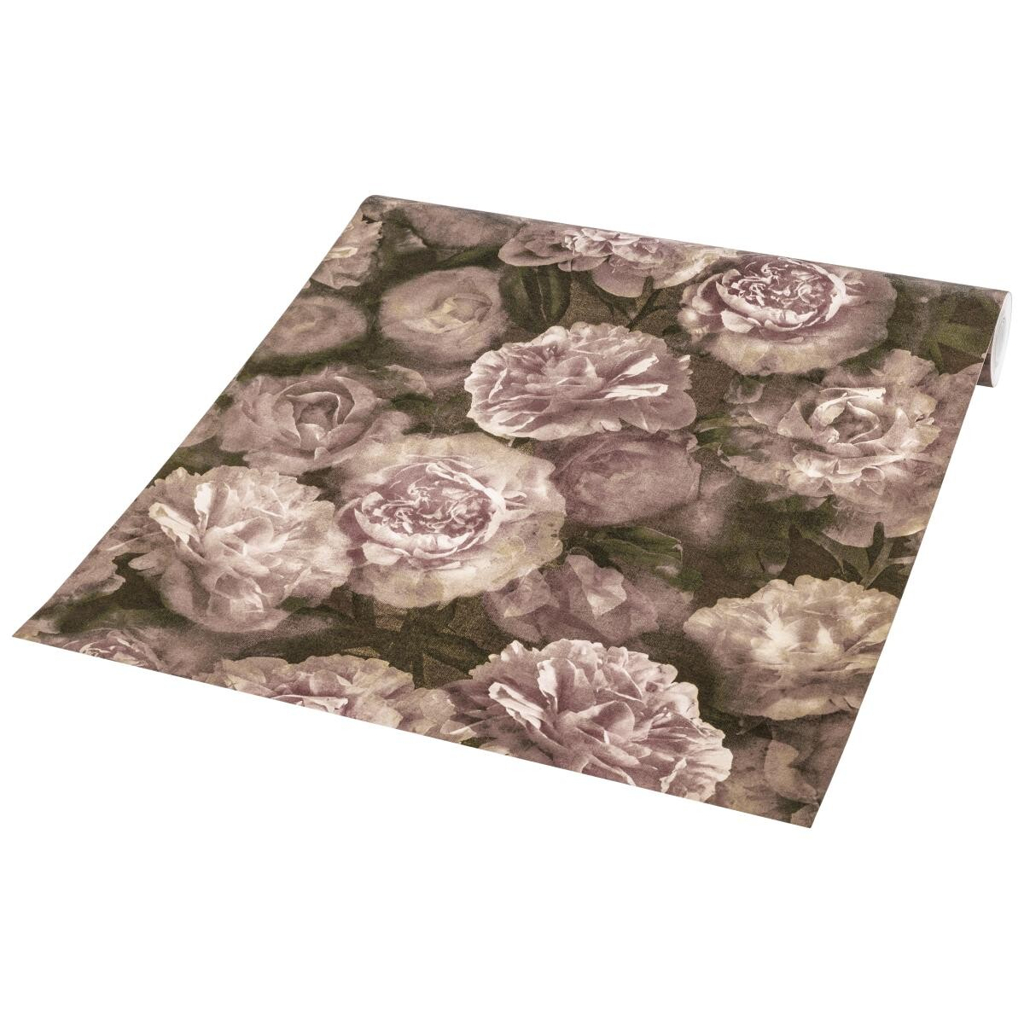 POCO Vliestapete Rosen altrosa B/L: ca. 53×1005 cm