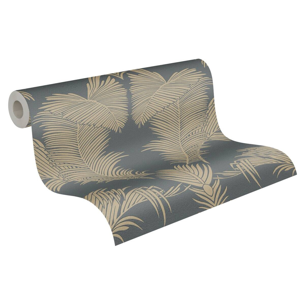 A.S.Creation Vliestapete Trendwall 2 Palmen gold B/L: ca. 53x1005 cm
