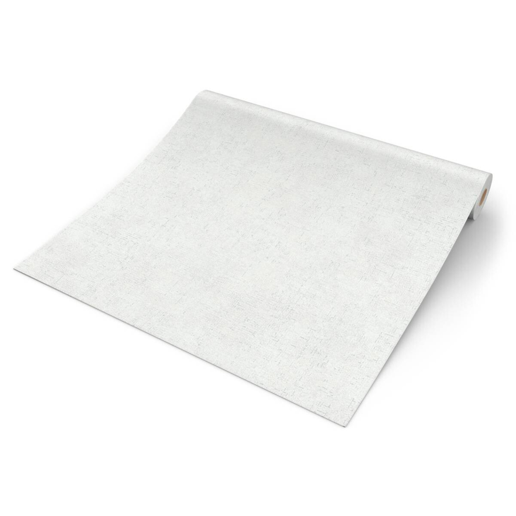POCO Vliestapete Uni grau weiß B/L: ca. 53x1005 cm