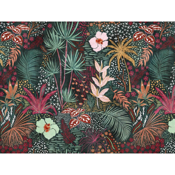 Livingwalls Fototapete
Tropical Flair gelb grün rot B/L: ca. 280x371 cm