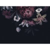 Livingwalls Fototapete Floral rot weiß schwarz B/L: ca. 280x371 cm