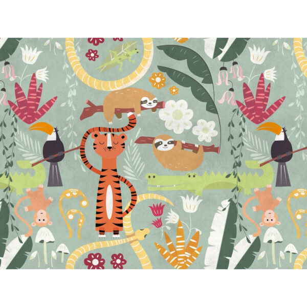 4051315509159 Livingwalls Fototapete
Tiere orange bunt grün B/L: ca. 280x371 cm