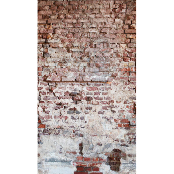 Livingwalls Fototapete Steinoptik rot grau weiß B/L: ca. 280x159 cm