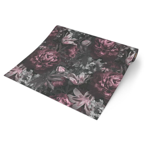Vliestapete
Rosen schwarz rosa grau B/L: ca. 53x1005 cm