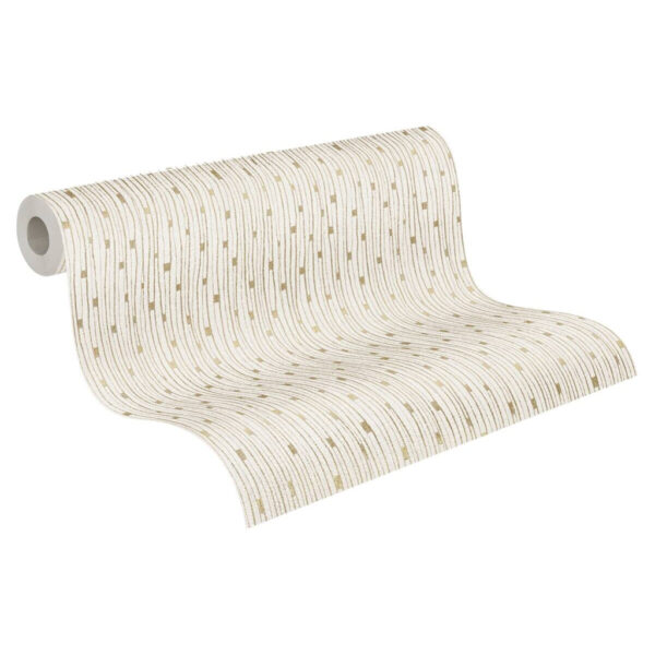A.S.Creation Vliestapete gold creme B/H/D: ca. 53x1005x8,2 cm