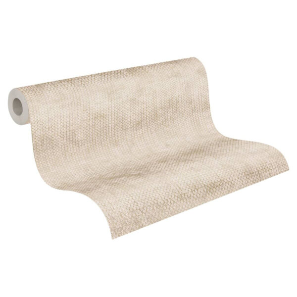 A.S.Creation Vliestapete beige gold silber B/H/D: ca. 53x1005x8,6 cm