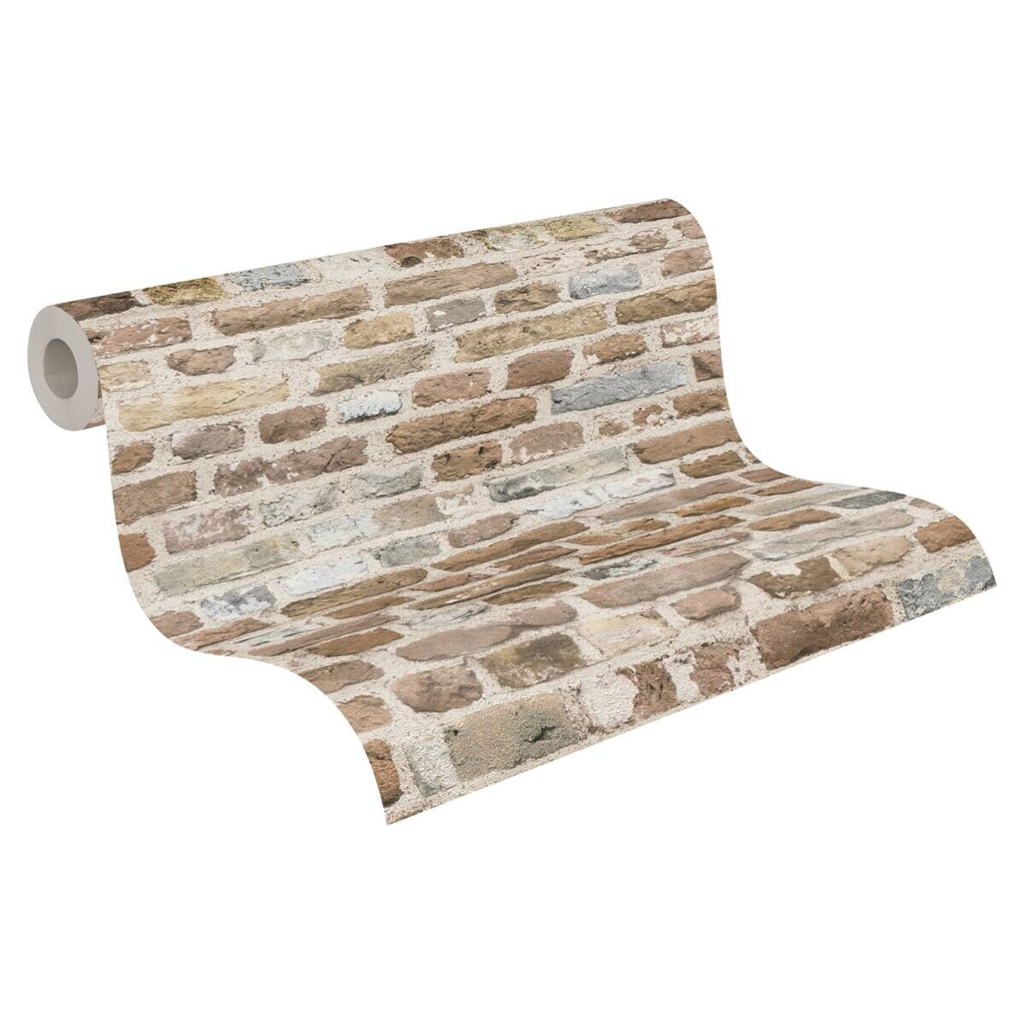 A.S.Creation Vliestapete beige grau B/H/D: ca. 53x1005x8,7 cm