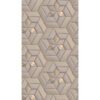 Livingwalls Fototapete 3D-Optik bronze grau taupe B/L: ca. 280x159 cm