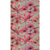 Livingwalls Fototapete Palmenblätter pink rosa blau B/L: ca. 280x159 cm