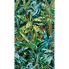 Livingwalls Fototapete Tropical Flair blau braun grün B/L: ca. 280x159 cm