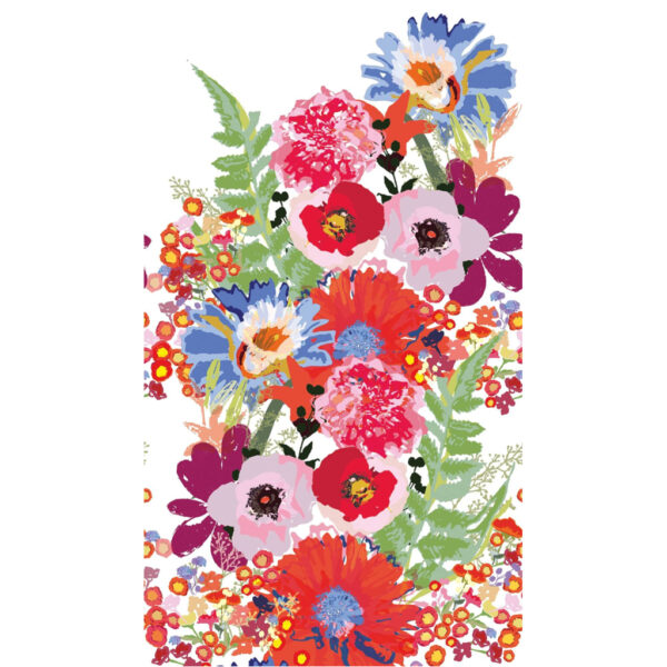 Livingwalls Fototapete
Floral rot bunt weiß B/L: ca. 280x159 cm