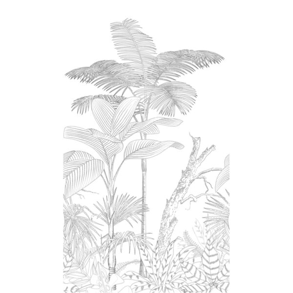 Livingwalls Fototapete
Palmen weiß schwarz B/L: ca. 280x159 cm
